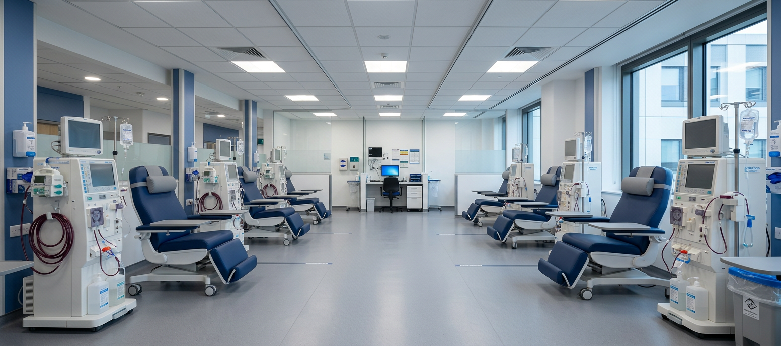Dialysis treatment room